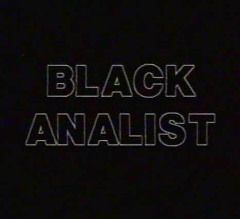 Black Anal-ist