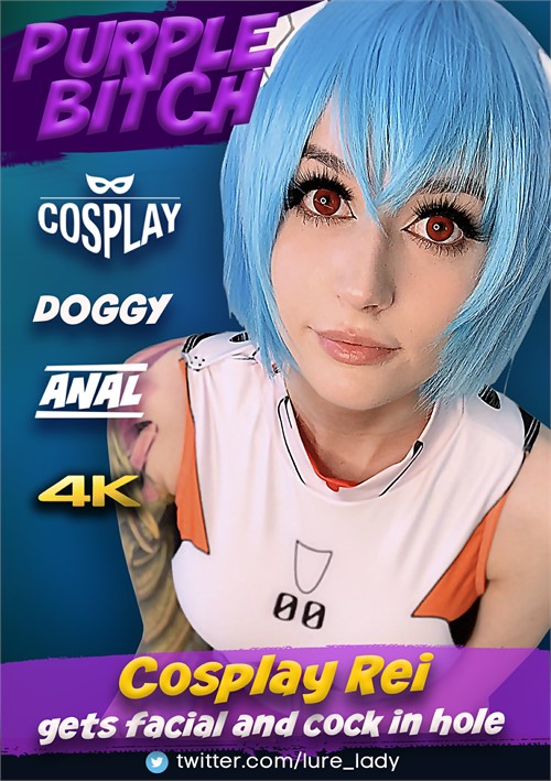 Cosplay Rei Gets Facial and Cock in Hole