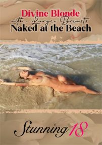 Watch Divine Blonde with Large Breats Naked at the Beach Porn Online Free